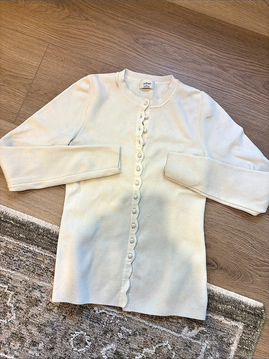 Wilfred Sweaters - Wilfred Shelly Cardigan Cream aritzia